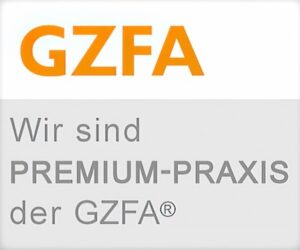 Premium Mitgliedschaft der Gesellschaft für Zahnärztliche Funktionsanalyse und -therapie (GZFA), Zeichen für fachliche Kompetenz und Weiterbildung