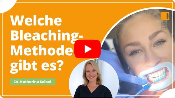 Frau Dr. Katharina Seibel erklärt in diesem Video die Vorteile und den Ablauf eines professionellen Zahnbleachings bei Carree Dental für strahlend weiße Zähne