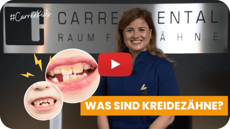 Vorschaubild zum Video unserer Kinderzahnärztin Köln über Kreidezähne