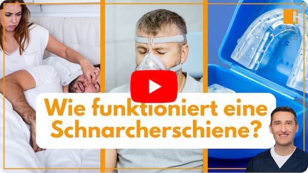 Dr. Viktor Karapetian erklärt in diesem Video, wie Schnarcherschienen helfen können, Schnarchen und Schlafapnoe effektiv zu behandeln.