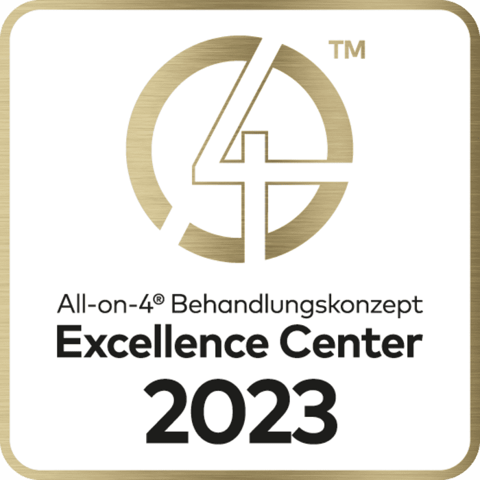 Excellence Center Auszeichnung für Zahnimplantate im Jahr 2023